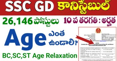SSC GD Constable 2023 | Age limit & Upper Age limit information