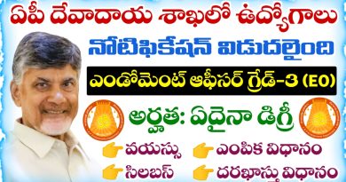 APPSC EO Grade-3 Notification 2025