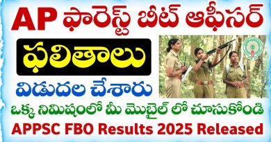 APPSC: ఏపీ ఫారెస్ట్ బీట్ ఆఫీసర్ ఫలితాలు విడుదల.. డైరెక్ట్ లింక్ ఇదే