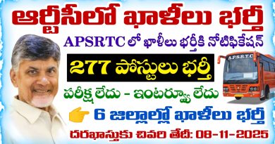 APSRTC Recruitment 2025
