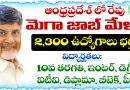 Job Mela: ప్రభుత్వ సంస్థ ఆధ్వర్యంలో 2,300 ఉద్యోగాలు భర్తీకి మెగా జాబ్ మేళా నిర్వహణ