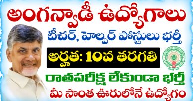 AP Anganwadi Jobs Notification 2025