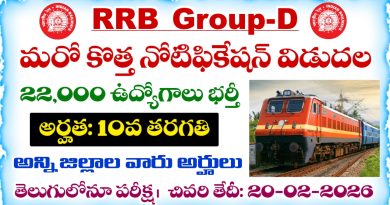 RRB Group D Notification 2026