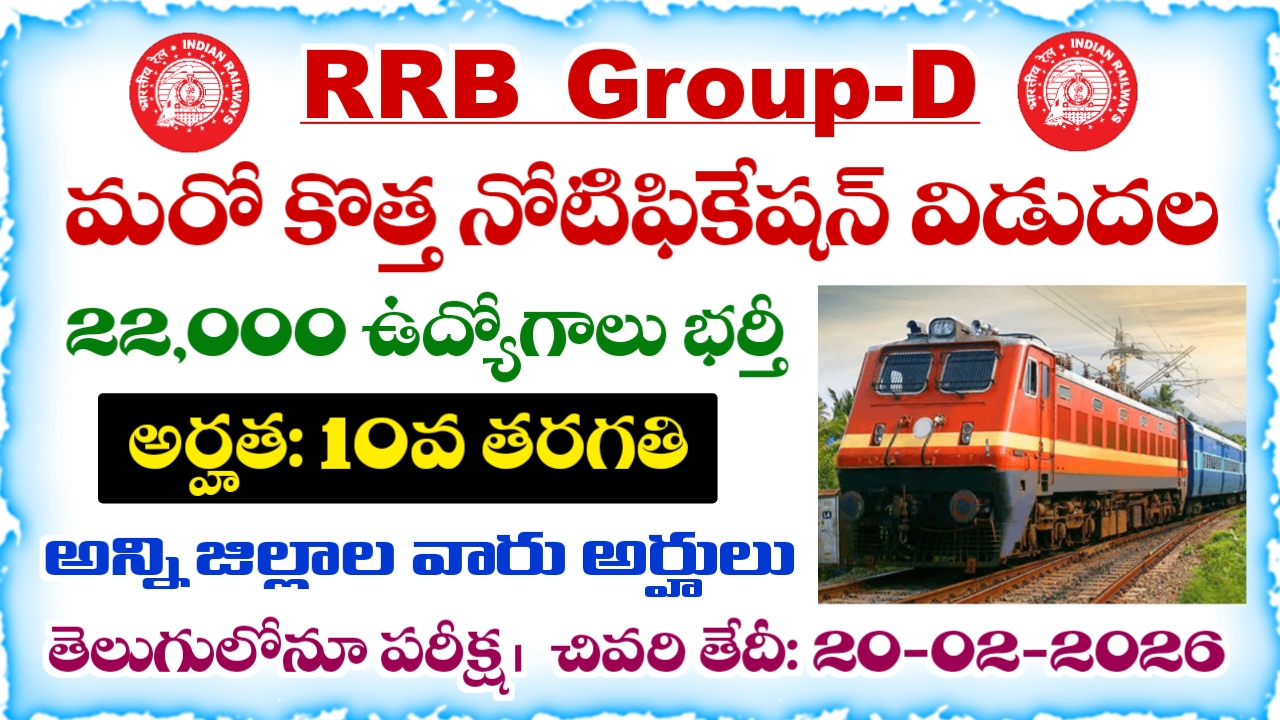 RRB Group D Notification 2026