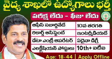Telangana Jobs: ప్రభుత్వ నర్సింగ్ కాలేజీలో 10th, ఇంటర్, డిగ్రీ అర్హతలతో ఉద్యోగాలు భర్తీకి నోటిఫికేషన్ విడుదల
